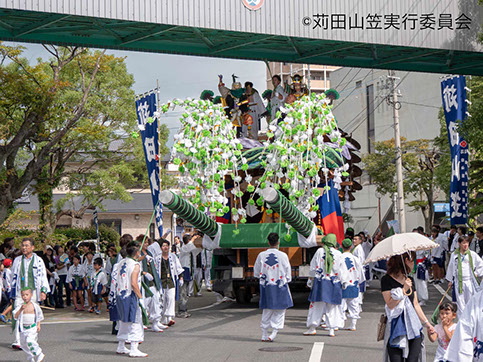 山笠　2016　少女 子供山笠 山守＠向山会 : 飯塚山笠 東流